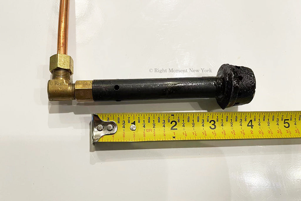 24"W Pilot Tube with Pilot Head 4"H for Commercial Wok Range Parts