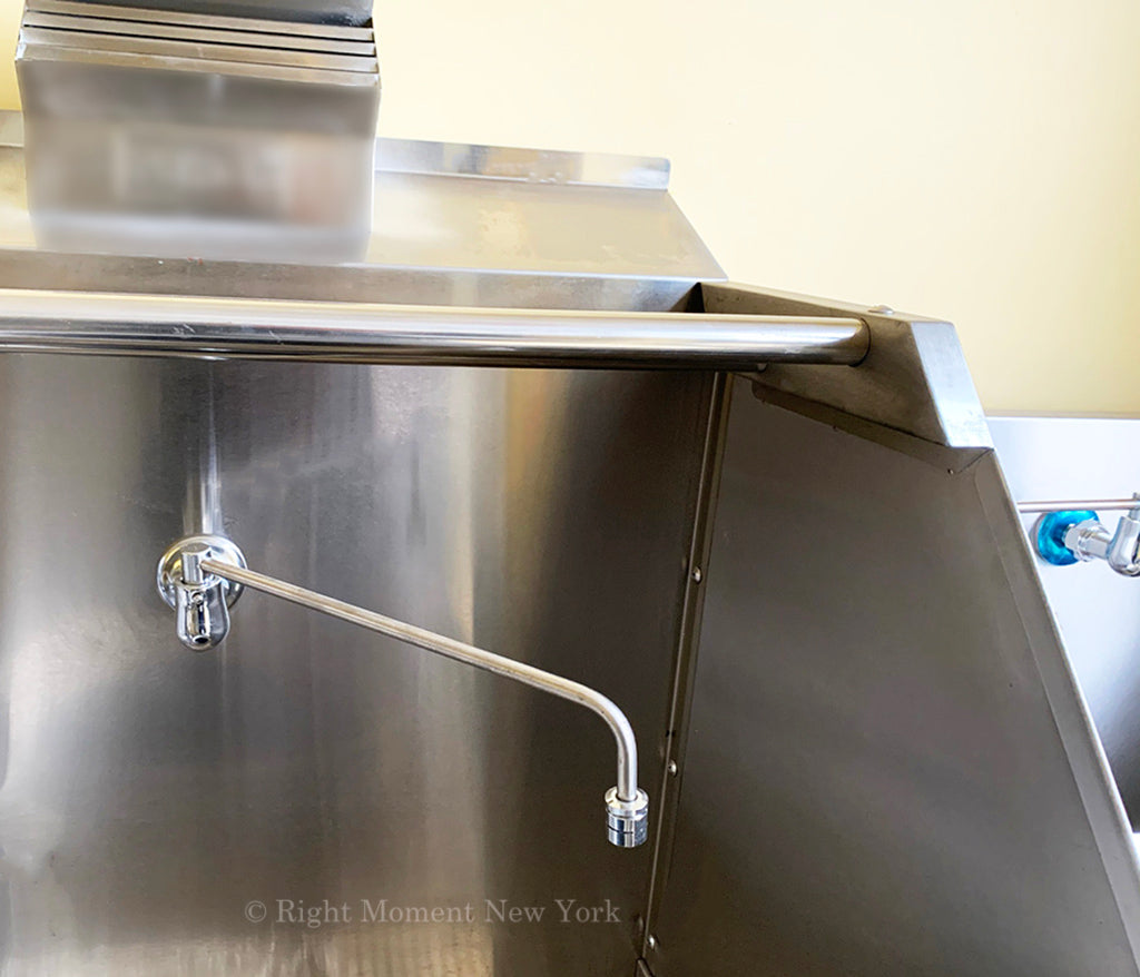 Krowne 13-222L 3/8" Wok Range Faucet with 12" Automatic Swing Spout - NSF Listed