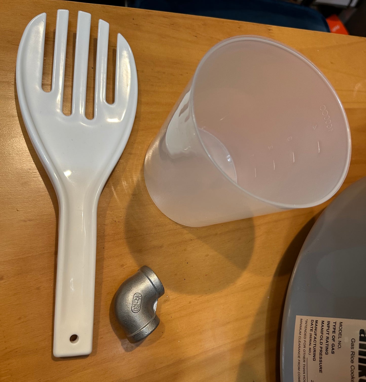 Amko AK-55RC 110 Cup (55 Cup Raw) Natural Gas Rice Cooker - 19,100 BTU