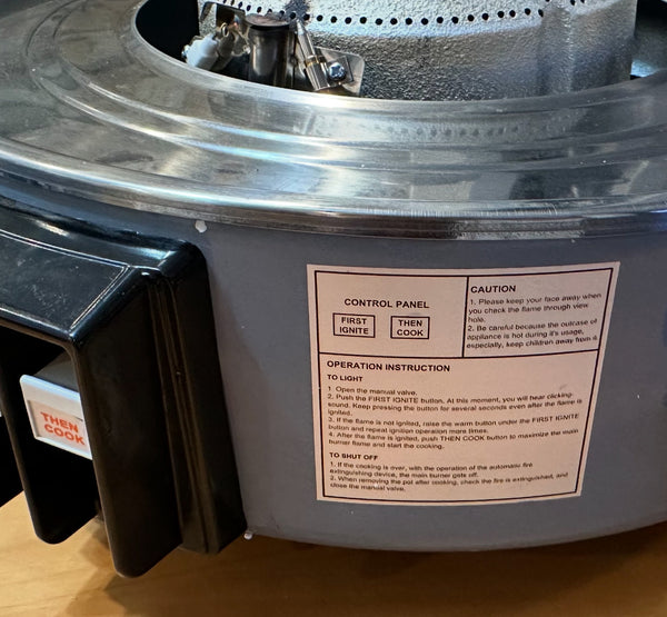 Amko AK-55RC 110 Cup (55 Cup Raw) Natural Gas Rice Cooker - 27,000 BTU