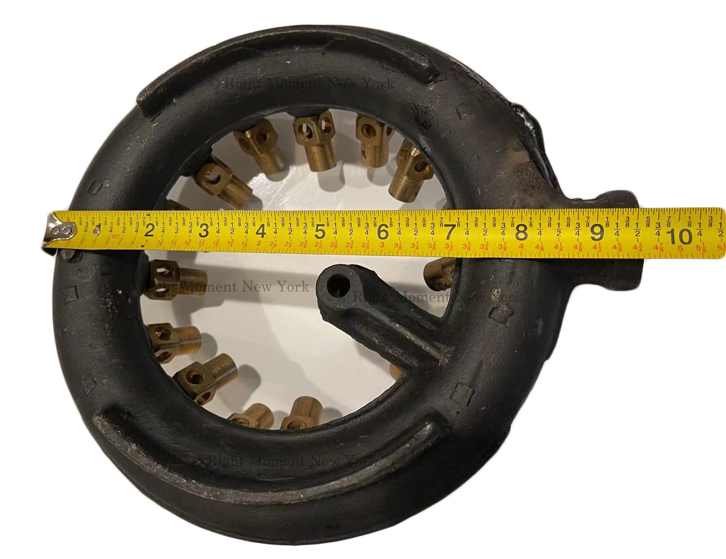 16 Tips Jet Volcano Burner with Central Pilot & Lid - Wok Range Parts 128,000 BTU