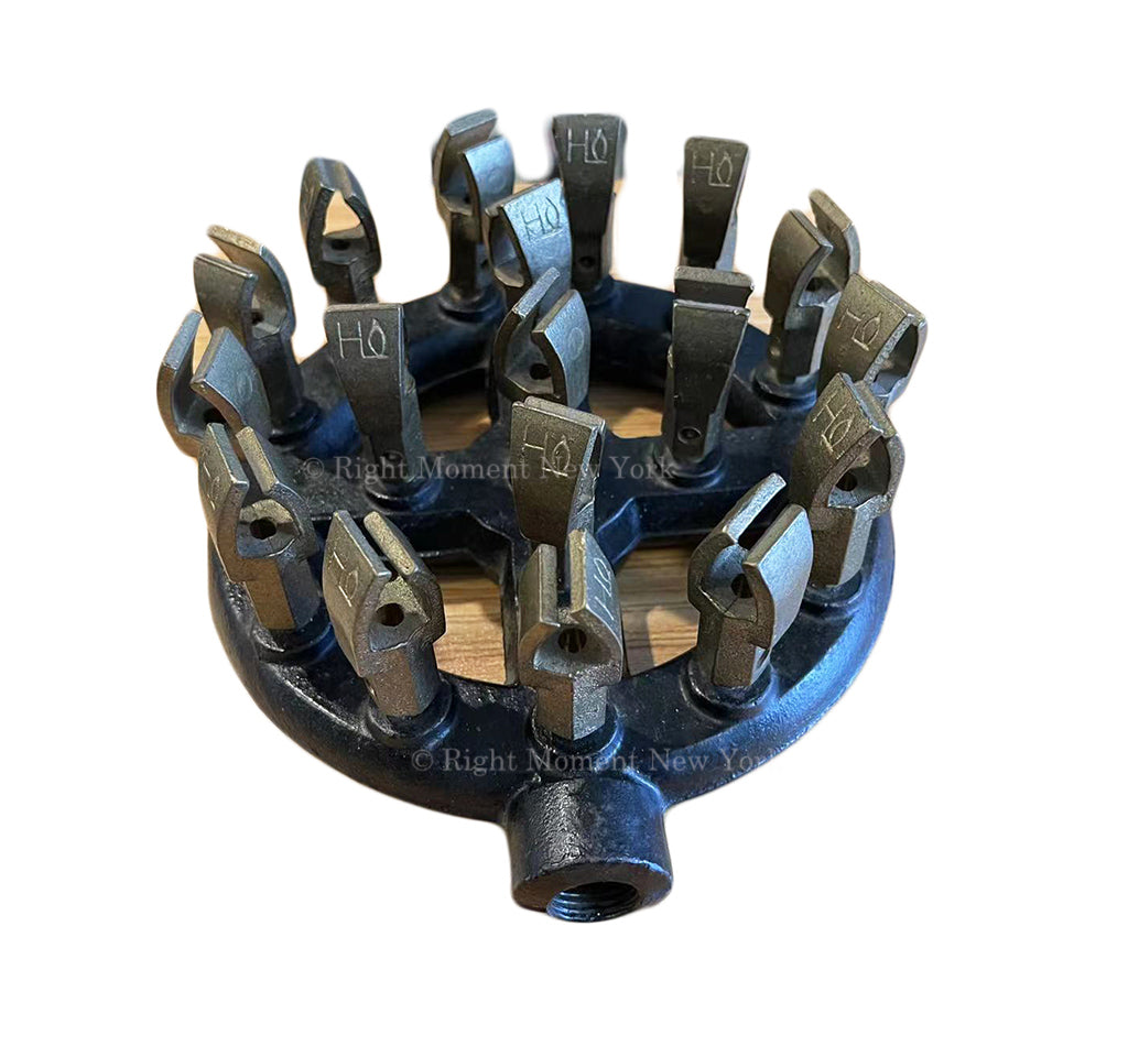 18 Duck Jet Burner for Gas Wok Range Replacement Parts & 1 Set Free Tip Cleaner