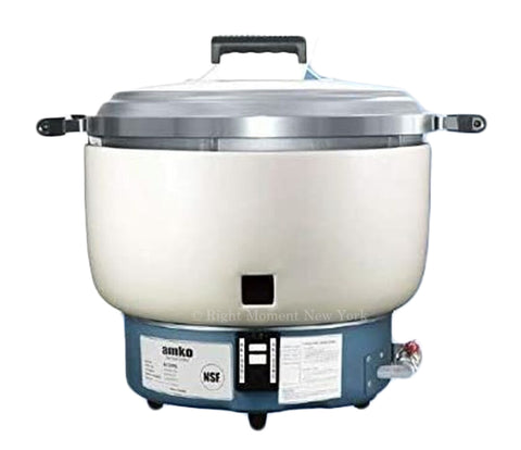 Amko AK-55RC 110 Cup (55 Cup Raw) Natural Gas Rice Cooker - 35,000 BTU, NSF, UL (Made in Korea)