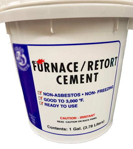 1 Gallon Furnace/Retort Cement for Repairing Chinese Stove/Gas Wok Range Chamber