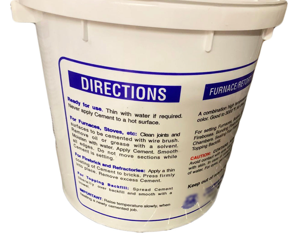 Furnace Cement™ Refractory / Retort Cement, 1 Gal.