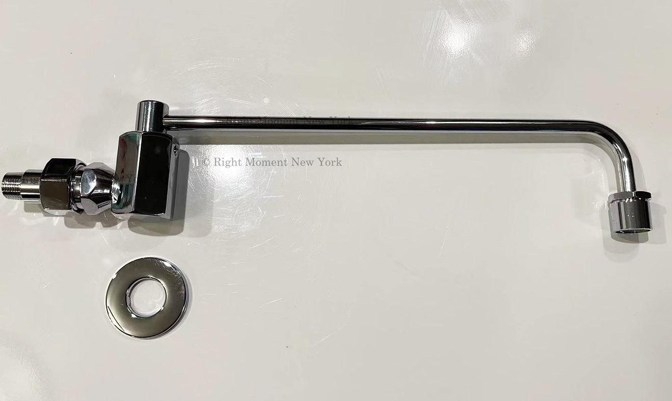 12” Swing Spout Wall Mounted Replacement Gas Wok Range Faucet